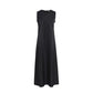 2024 Fall High Quality Women's Dress: V Neck Satin Maxi & Rib Modal Mock Neck Top