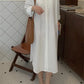 Plus Size Cotton Beach Shirt Dress - Vintage Oversize Evening Party Dress for Women