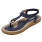 Women Sandal Flat Heel Sandalias Femininas Summer Casual Single Shoes Soft Bottom Slippers Sandals - ladieskits - 0