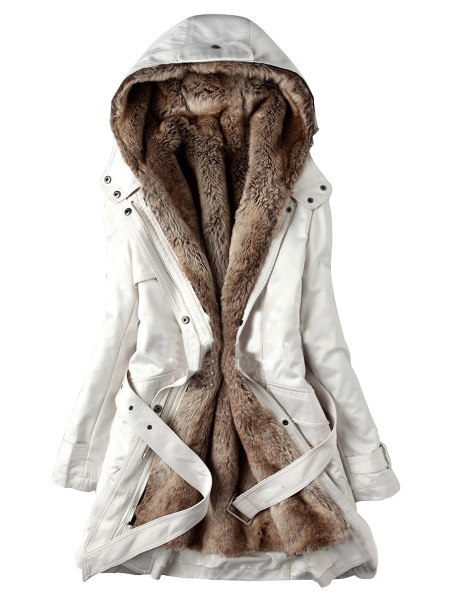 Casual Ladies Basic Coat jaqueta feminina jacket Warm Long Sleeve women parkas cotton Women Winter Jacket - ladieskits - jacket