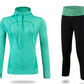 Yuerlian Sport Suit Compression Fitness Tights Sweatshirt For Women Suit Gym Sportswear Leggings Running Sets Women'S Tracksuits - ladieskits - 0