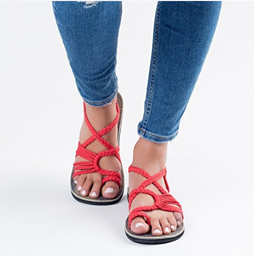 Beach Pin-toe Flat Sandals - ladieskits - 0