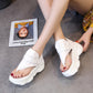Platform Casual Women's Flip Flops Sandals Personality Flat Sandals - ladieskits - 0