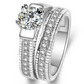 Luxury double decker ring - ladieskits - luxury rings