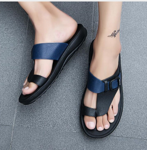 2021 summer youth dual-use male splint off shoes sandals shoes shoes drag men summer Korean casual tide drag - ladieskits - 0