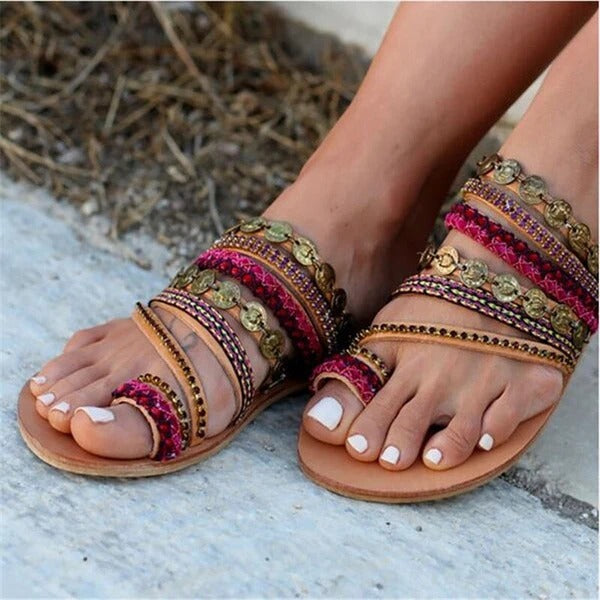 Bohemian beach sandals - ladieskits - 0