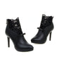 High heel lace women's boots - ladieskits - 0