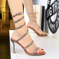 Women''s shoes stiletto heels snake-shaped winding rhinestone - ladieskits - 0
