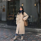 College Style Long New Woolen Coat Women - ladieskits - jacket