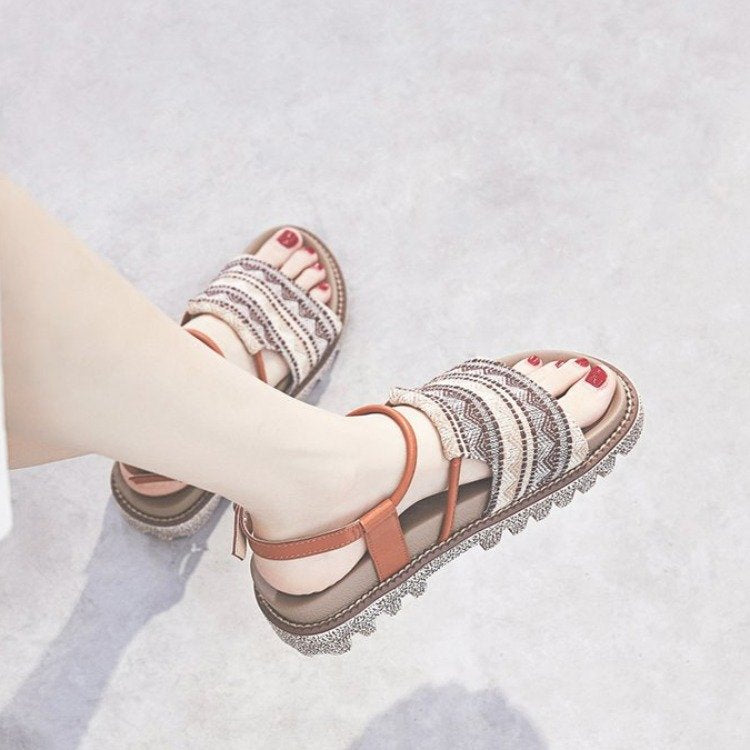 Platform sandals flat sandals women - ladieskits - 0