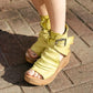 Women's Shoes High Top Wedge Sandals Platform Fish Mouth Sandals - ladieskits - 0