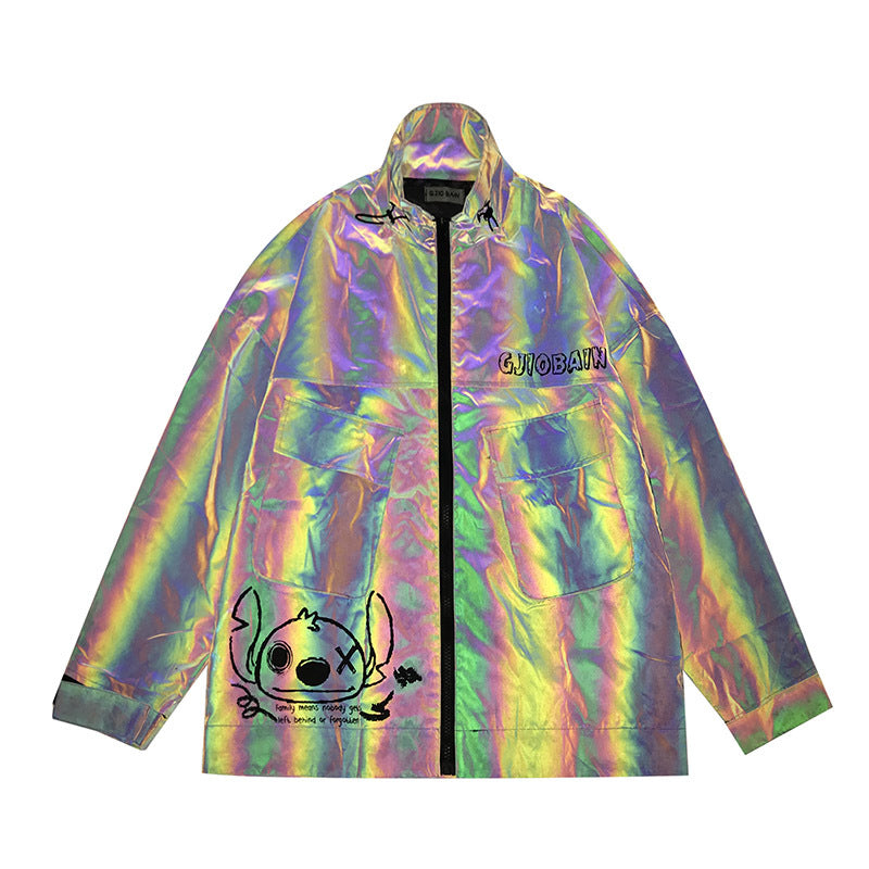 New Style Loose Blouse Autumn Function Colorful Workwear Jacket - ladieskits - jacket