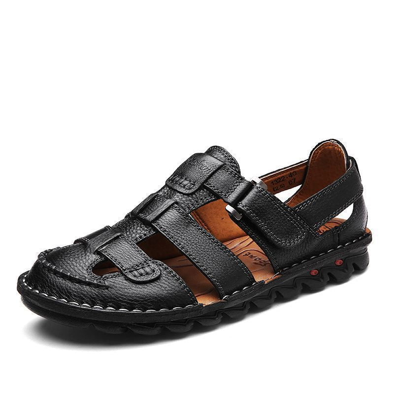 Summer Sandals Men's Non Slip Beach Shoes Baotou Men's Sandals - ladieskits - 0