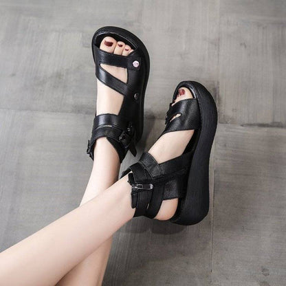 Fish Mouth Beach Shoes Women Summer Sandals - ladieskits - 0