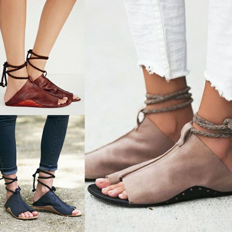 Hot Sandals Women Flat Summer Shoes Girls Toe Sandals - ladieskits - 0