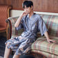 Two-piece Silk Pajamas Ice Silk Pajamas - ladieskits - women pajamas