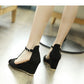 Hollow Wedge Sandal Summer Fairy Style High Heels For Women - ladieskits - 0