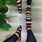 Women Shoes Flat Bottomed Color Matching Women Anti Slip Sandals - ladieskits - 0