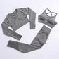 Autumn And Winter Sports Fitness Clothing Spot Yoga Clothing Suits - ladieskits