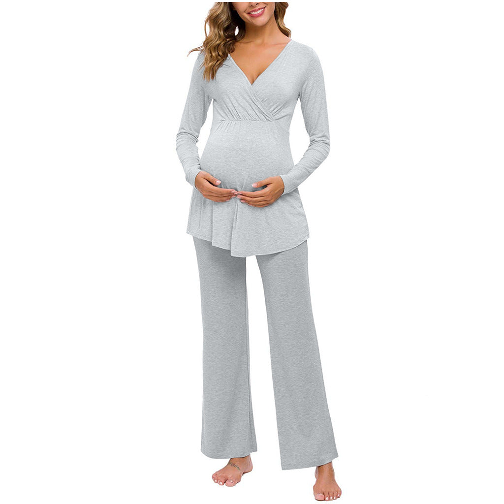Maternity nursing pajamas - ladieskits - 0