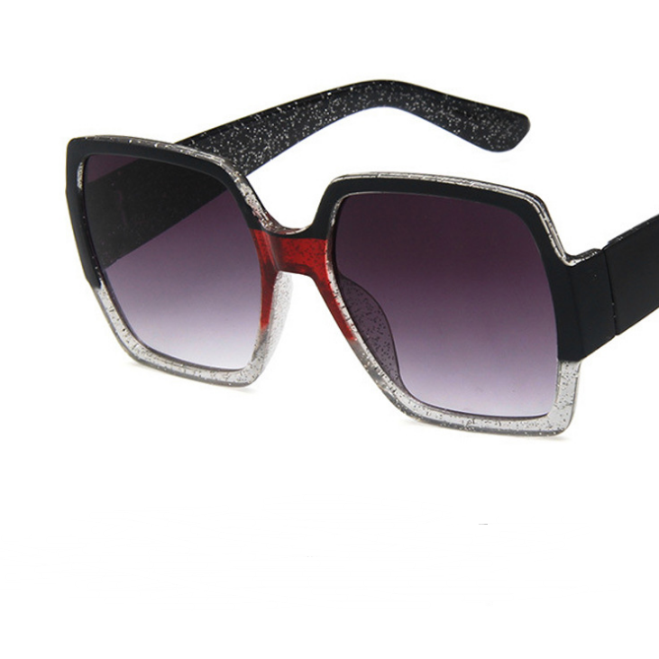 Colorful glitter sunglasses retro sunglasses - ladieskits - 0