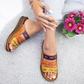 Car Line Hollow Color Leisure Sandals And Slippers - ladieskits - 0