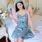 Summer Suspender Nightdress Women''s Bra Pajamas  Pure Cotton - ladieskits - 0