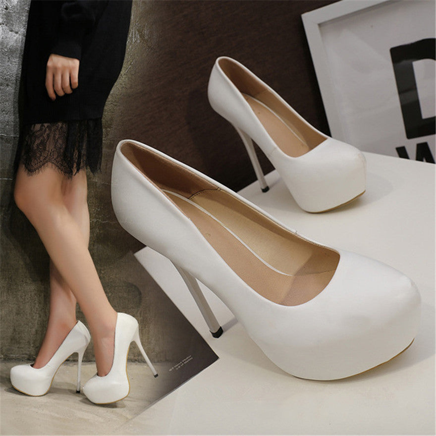 Super high heel stiletto shoes - ladieskits - 0