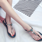Women's toe rhinestone sandals - ladieskits - 0