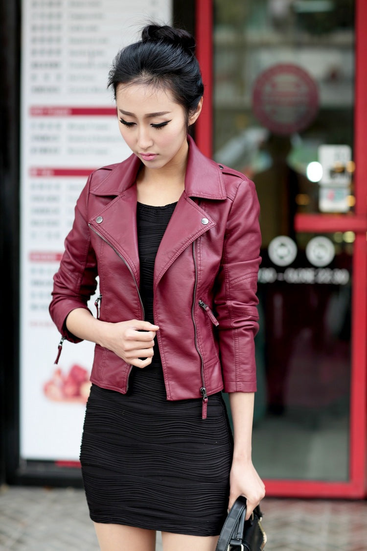 Faux leather jacket for women - ladieskits - 0