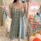 Summer Suspender Nightdress Women''s Bra Pajamas  Pure Cotton - ladieskits - 0