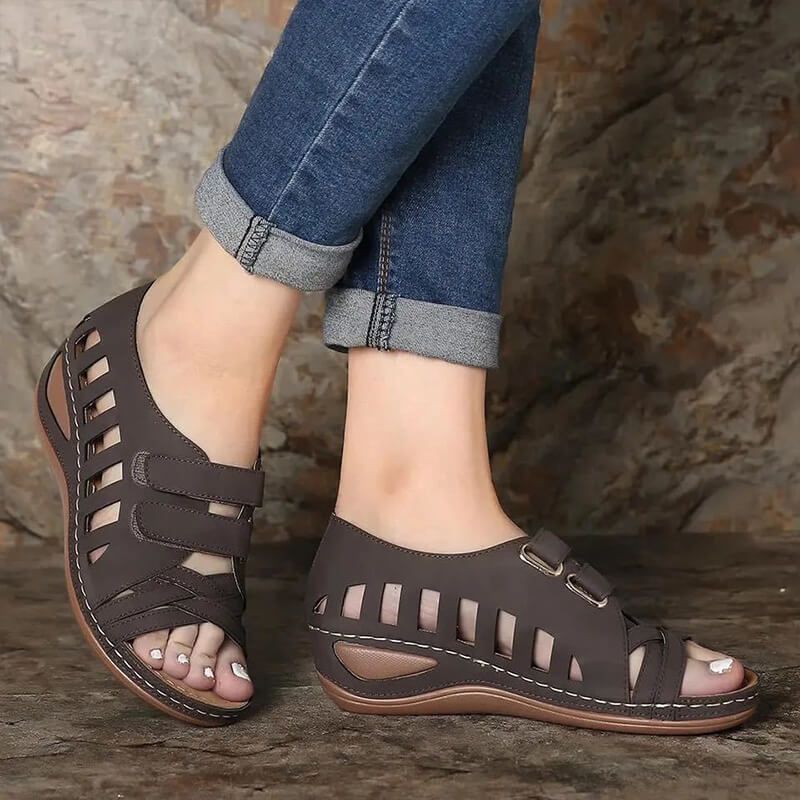 Summer Women Sandals Wedge Sandals Casual Women Shoes Ladies Platform Sandalias Plus Size Open Shoes Plus Size - ladieskits - 4