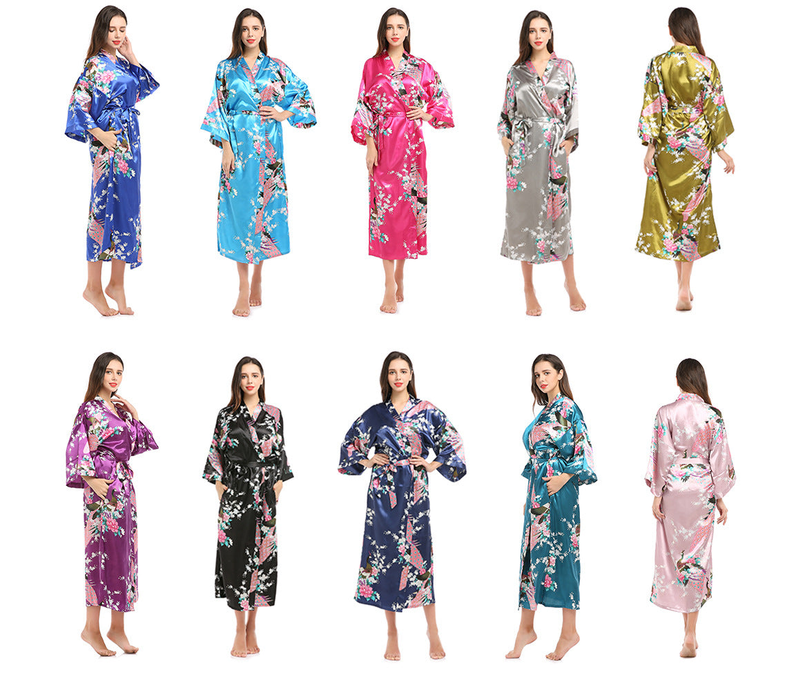 Ladies silk pajamas simulation silk pajamas - ladieskits - women pajamas