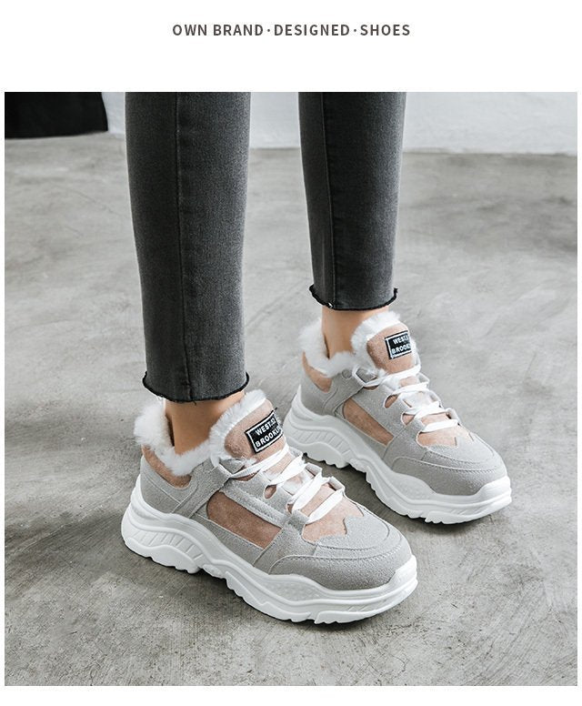 Trifle shoes sneakers cotton shoes women sneakers - ladieskits - 0