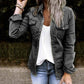 European and American mid-length denim jacket women - ladieskits - jacket