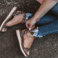Leopard sandals - ladieskits - 0