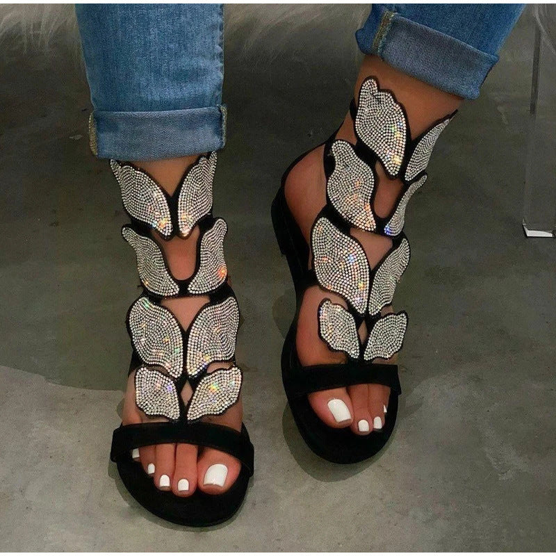 Flat Butterfly Sandals - ladieskits - 0