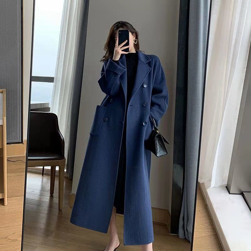 Women Loose Thin And Thick Woolen Coat - ladieskits - jacket