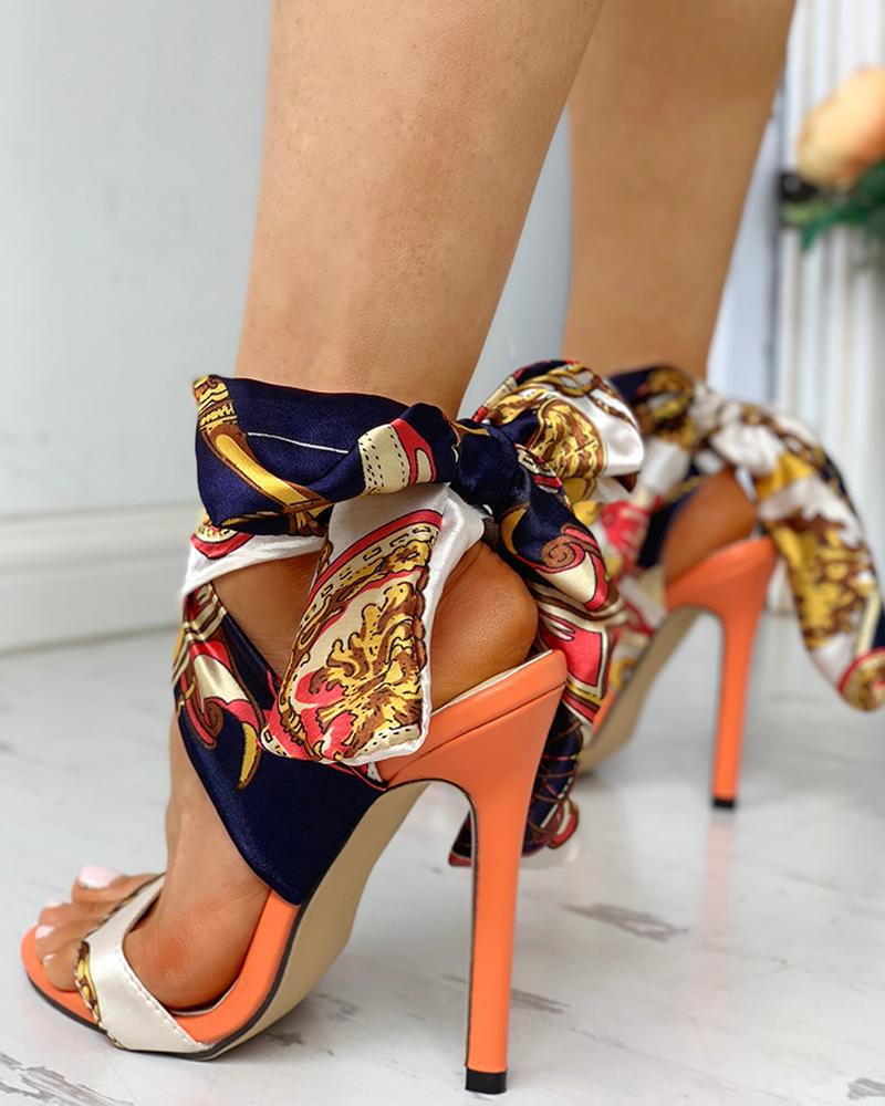 Strappy high heel sandals - ladieskits - Sandal
