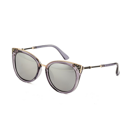2021 new Italian tide brand sunglasses fashion frame sunglasses cat eyes polarized sunglasses women - ladieskits