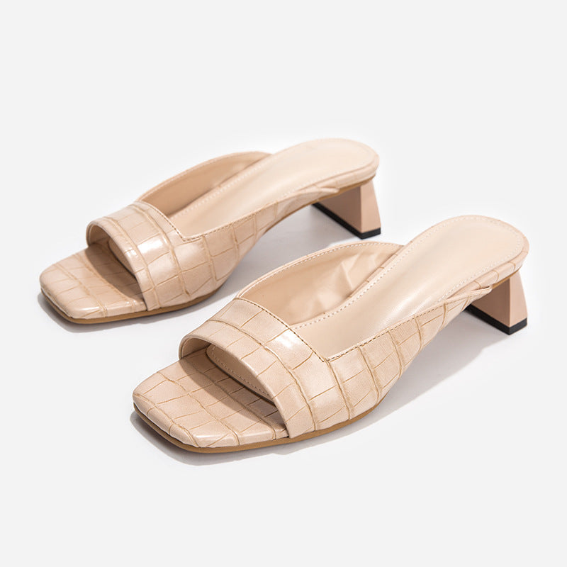 Chunky heel sandals - ladieskits - 0