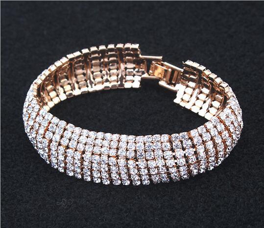 Luxury Fashion Rhinestone Women's Bracelet - ladieskits - luxury rings