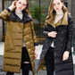 Duck Down Long Women Warm Winter puffer Jacket - ladieskits - jacket