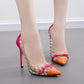 Studded bow high heel shoes - ladieskits - 0