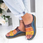 Car Line Hollow Color Leisure Sandals And Slippers - ladieskits - 0