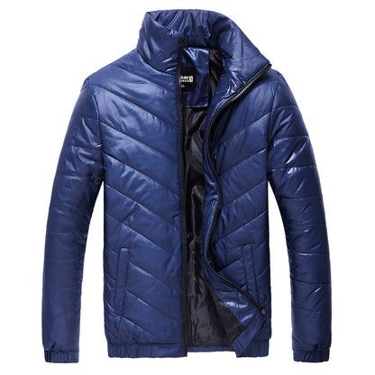 Young Men's Padded Winter Padded Jacket Korean Style Slim Winter Padded Jacket - ladieskits - jacket