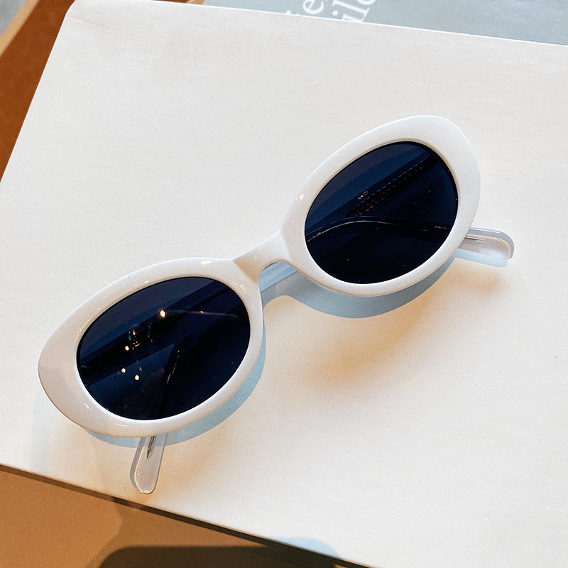 Small Frame Sunglasses Women Oval Frame - ladieskits