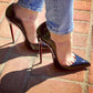 Super high heel slim heel shoes - ladieskits - 0