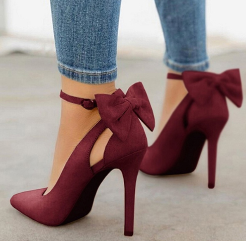 Bow high heels - ladieskits - 0
