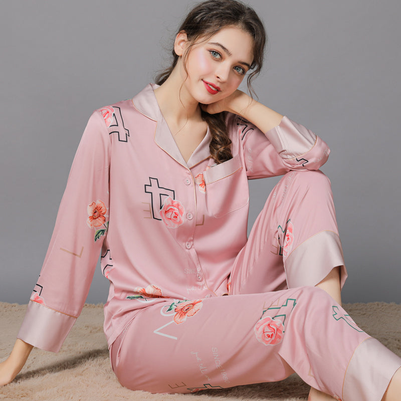 Women's silk pajamas - ladieskits - 0
